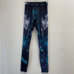 LAFROI Mens Small Quick Dry Compression Fit Leggings Pants Base Layer nwot